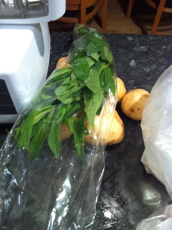 Ingredients for the potatoes