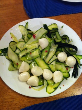 Zucchini salad