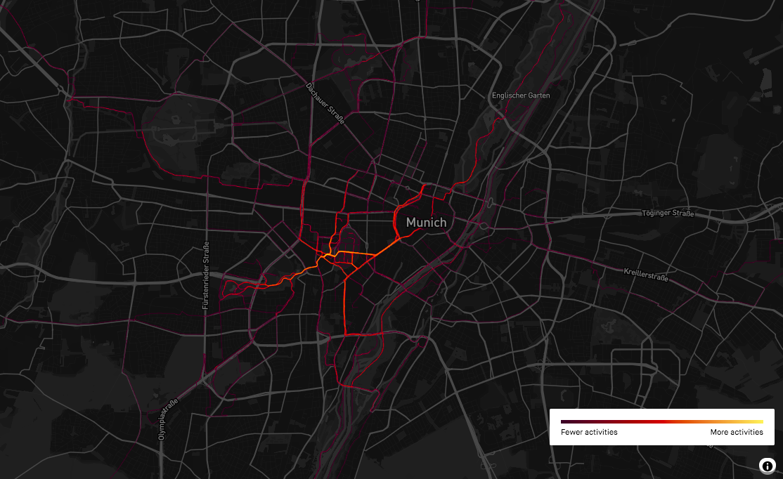 Cycling Heat Map